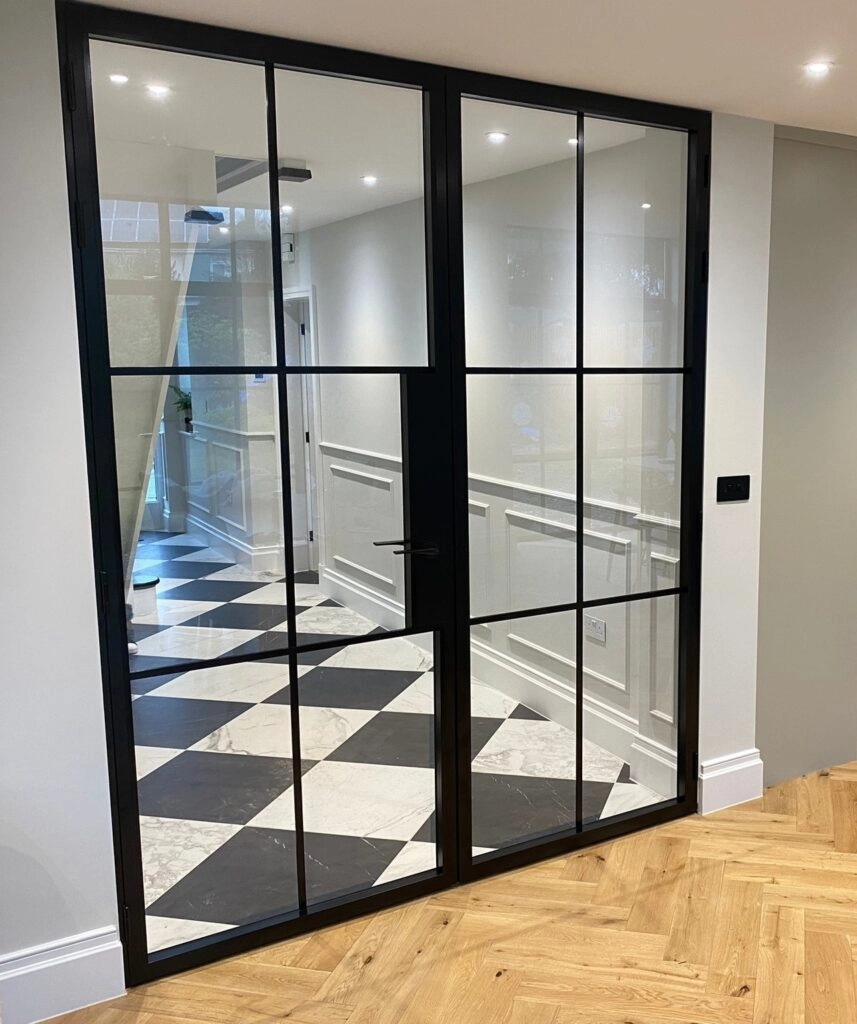 Aluco steel-look internal doors